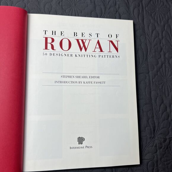 The Best Of Rowan: Fifty Designer Patterns - Hardcover By Fassett, Kaffe 1998 - Picture 6 of 14